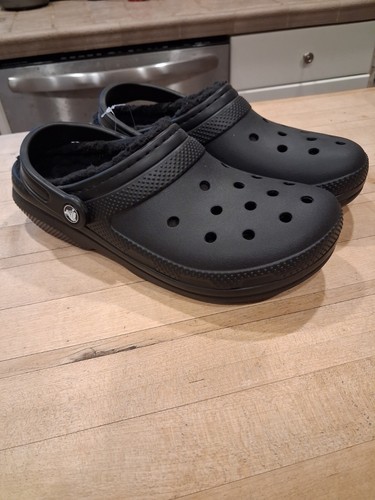 Black crocs classic - lined, clog