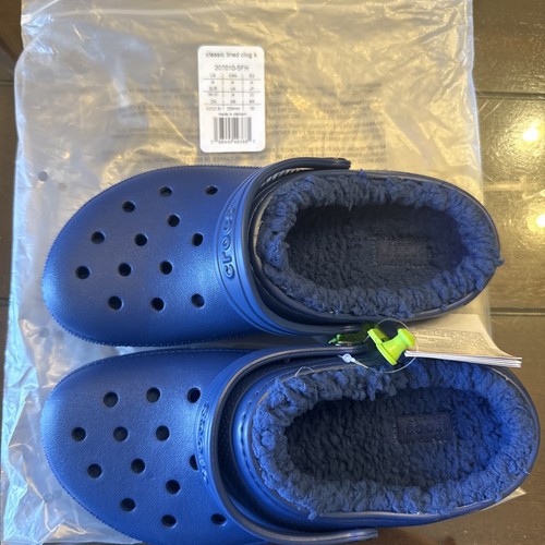 Crocs kids classic lined clog - crocs,